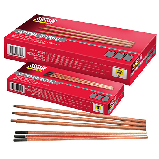 ARCAIR by ESAB 5/16″ x 12″ Carbon Gouging Rods Copperclad DC Electrodes 50pc