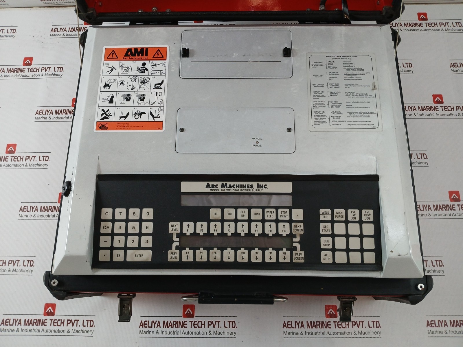 ARC MACHINES 207A Orbital Welder Power Supply 110V-220V AC 50/60 Hz 1 Phase