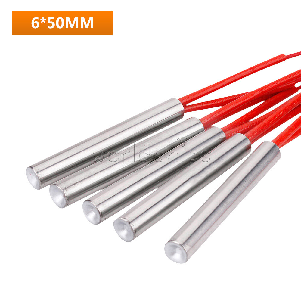 Cartridge Mold Heating element heater Tube Single Head 6-10mm AC 220V 100-200W