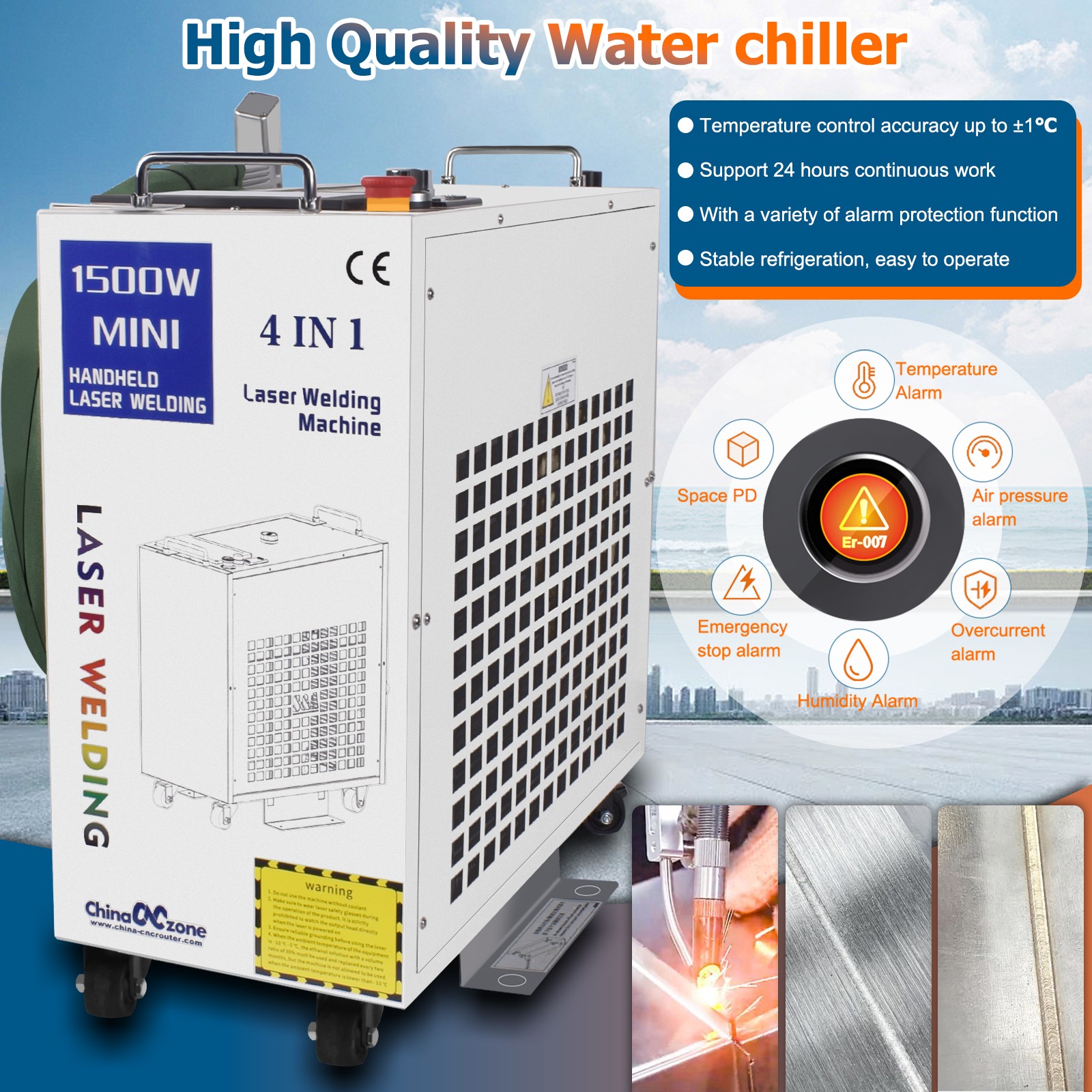 1500W 2000W Laser Welder Welder Metal Cutting Cleaning Machine SUP 28T EU