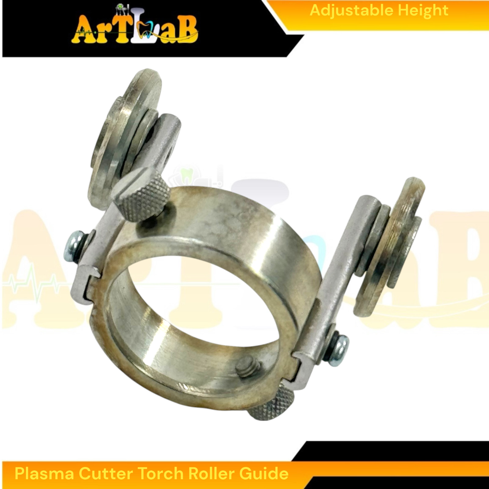 Adjustable Plasma Cutter Torch Roller Guide Wheel for Welding Torch 1pc