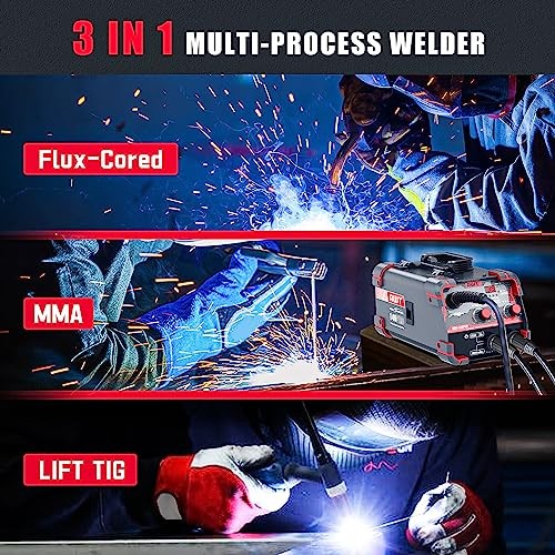 AWT 140Amp MIG Welder 3 in 1 Flux Core Stick Lift TIG