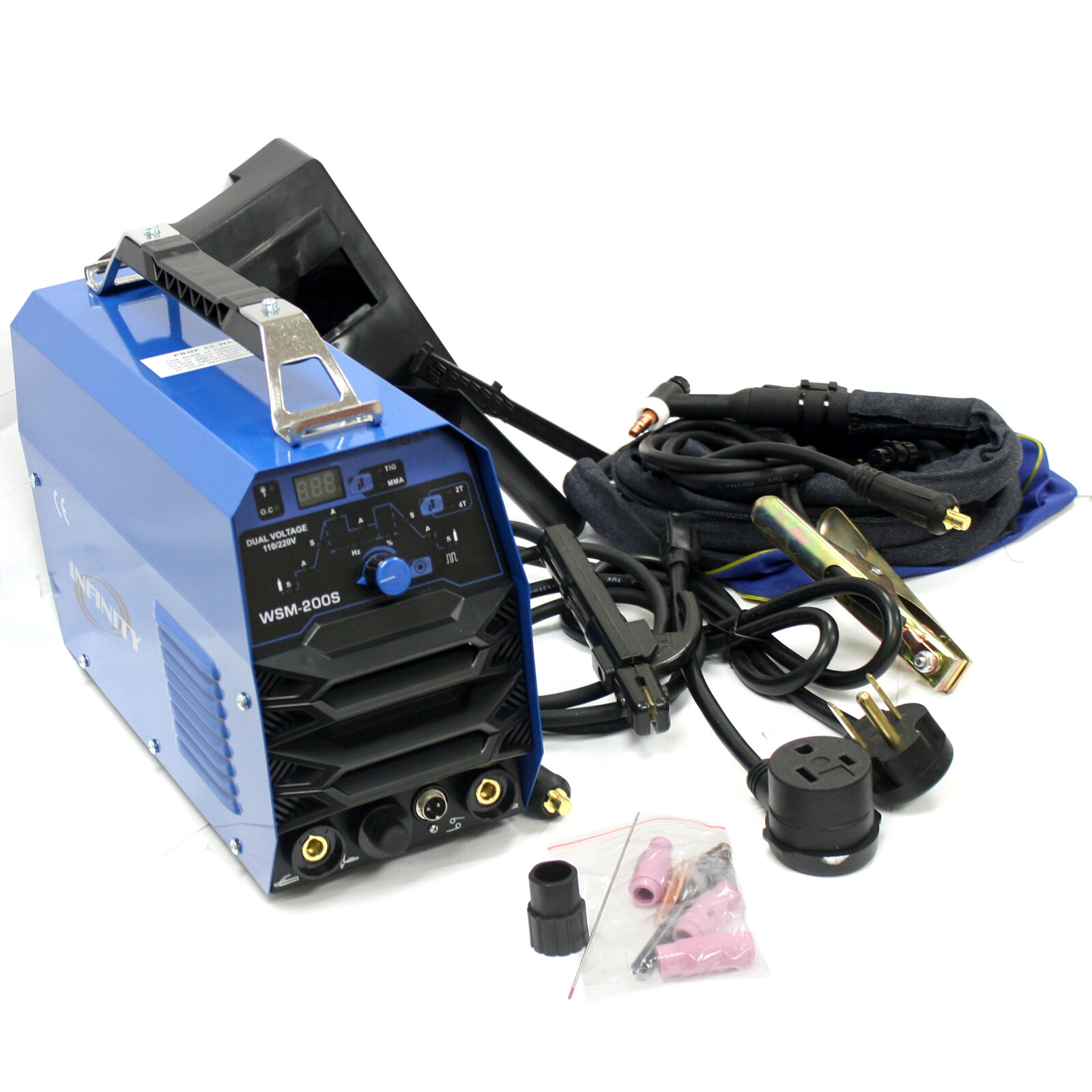 Dual Volt 110/220V DC Inverter TIG-200S 200 Amp TIG Arc MMA Welding Pulse Welder