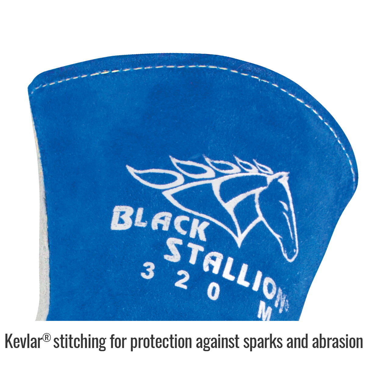 Black Stallion Cowhide Stick Welding Gloves w/CushionCore Liner (X-Large) (320)