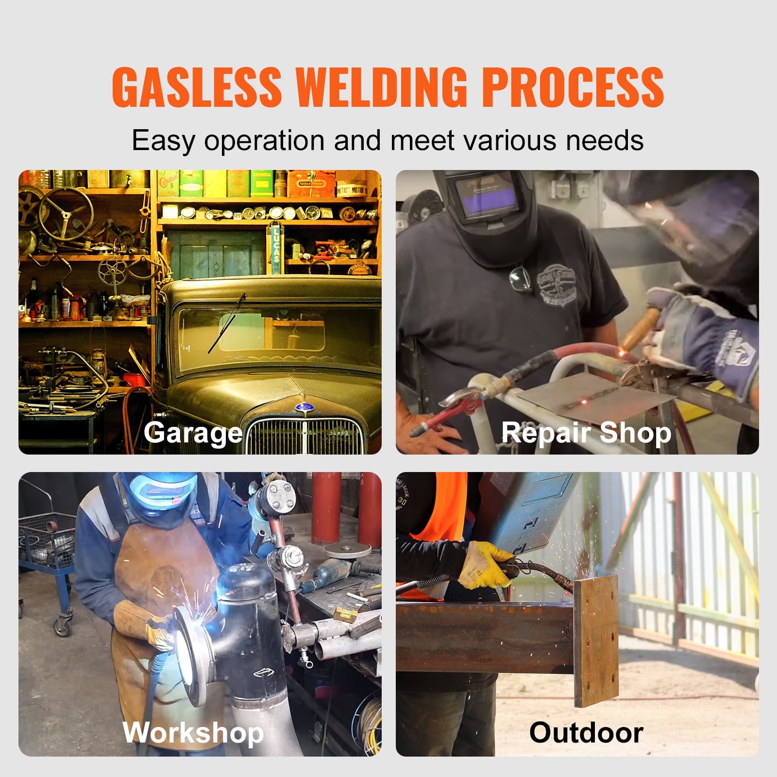 Gasless Mild Steel MIG Welding Wire with Low Splatter for All Position Arc
