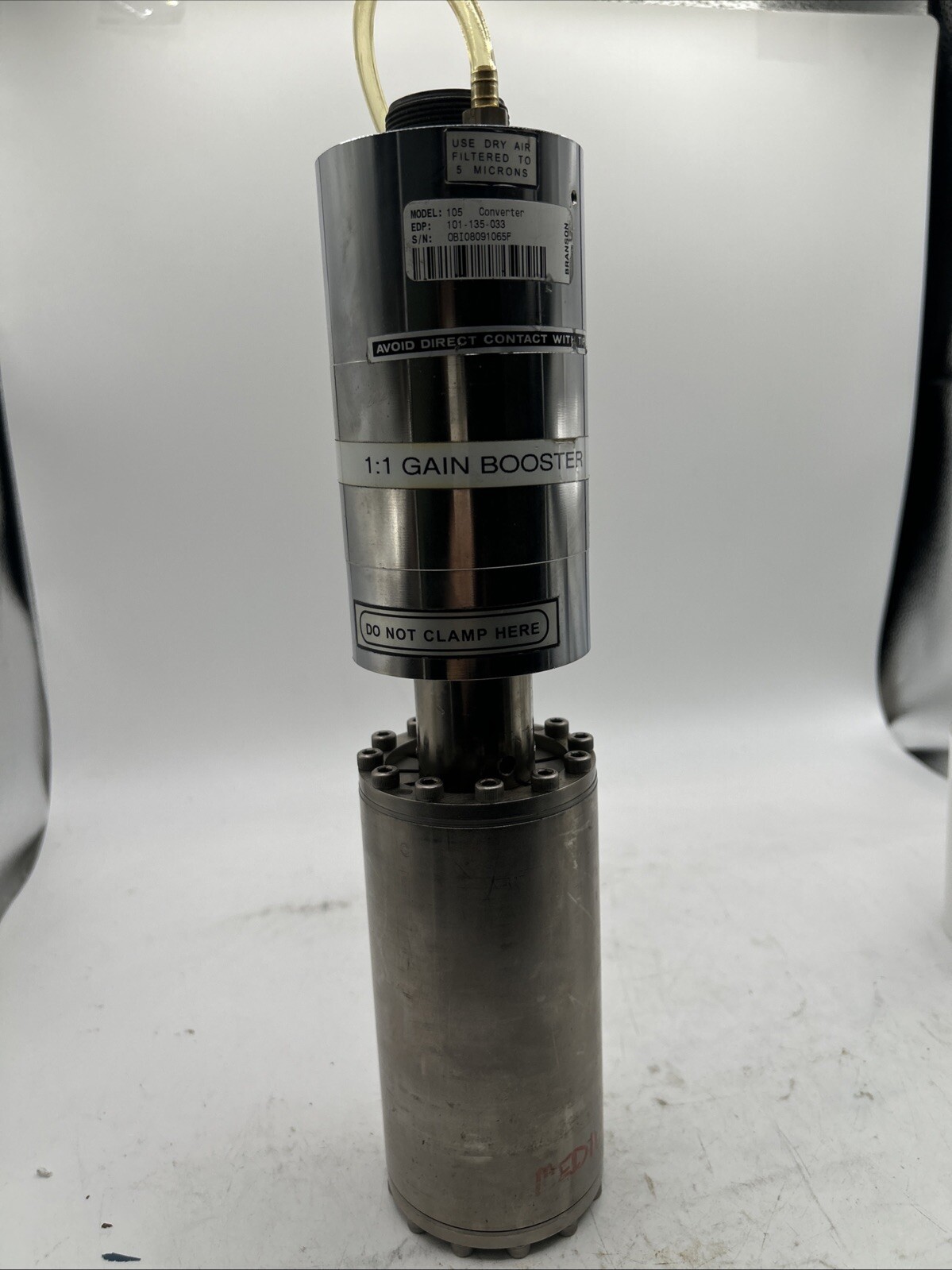 BRANSON 101-135-033 MODEL105 CONVERTER FOR ULTRASONIC WELDING Transducer