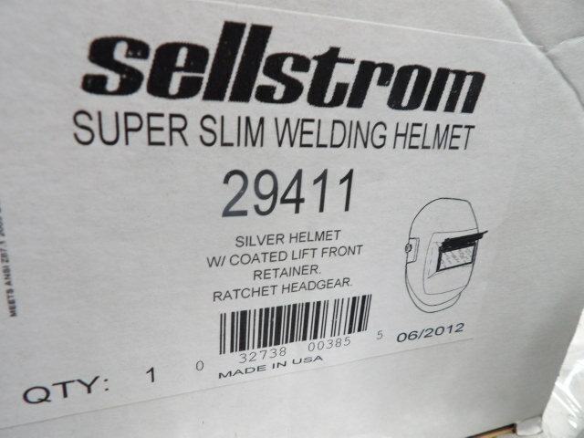 Sellstrom Super Slim Welding Helmet 29411 Silver