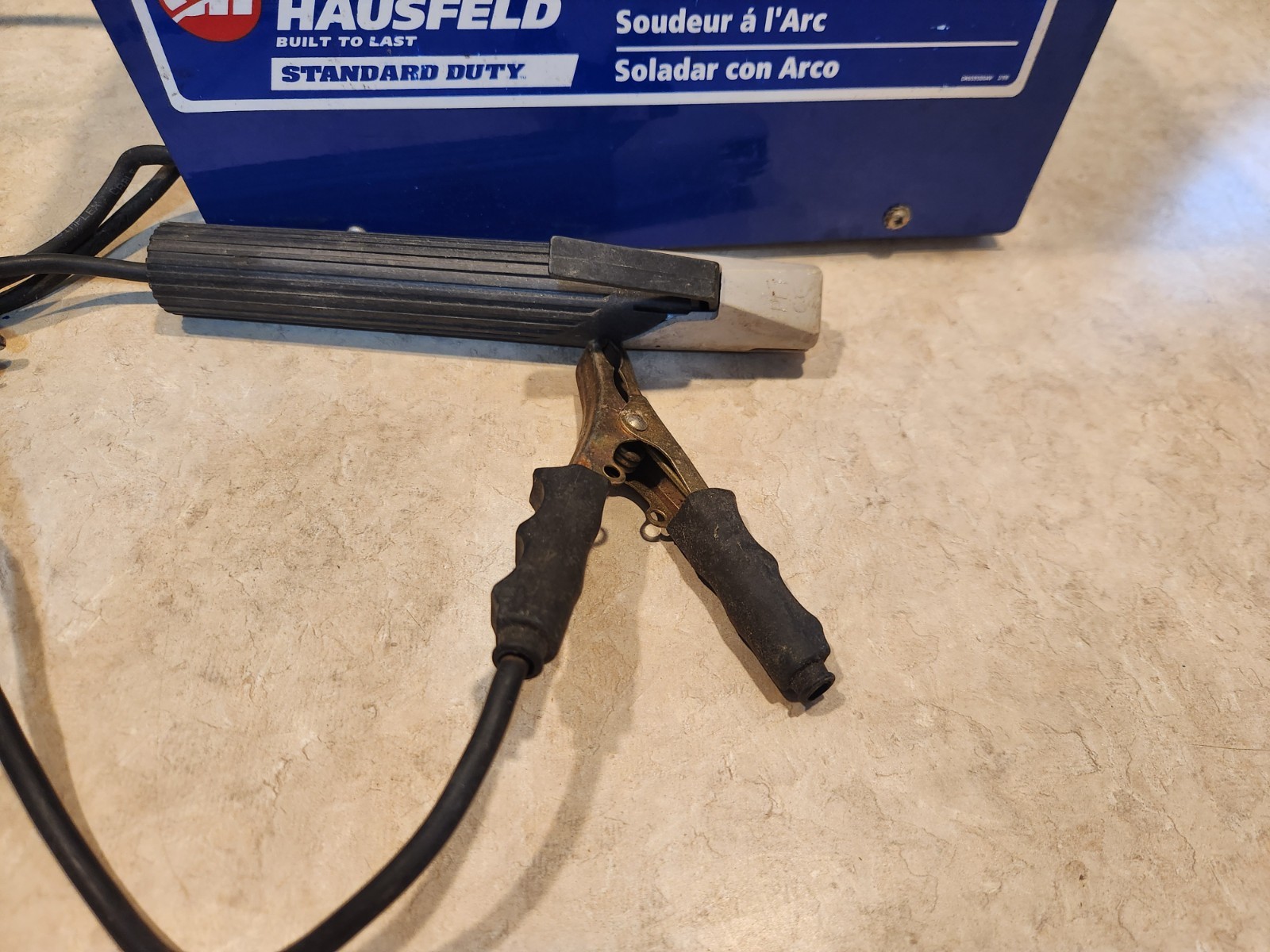 Campbell Hausfeld portable 110v Metal Arc Welder 70 Amp – Used Untested Power On