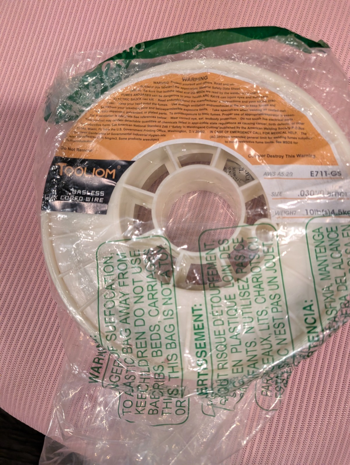 E71T-GS .030″ Diameter 10-Pound Spool Flux Core Self-shielded Mig Welding Wir…