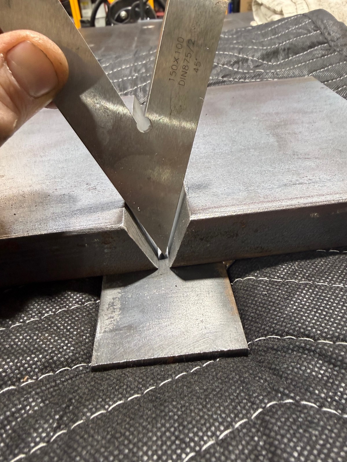 1″ Unlimited Thickness Weld Test Plate Couponss – AWS D1.1 w/ 2″ Back Strip-Asmb