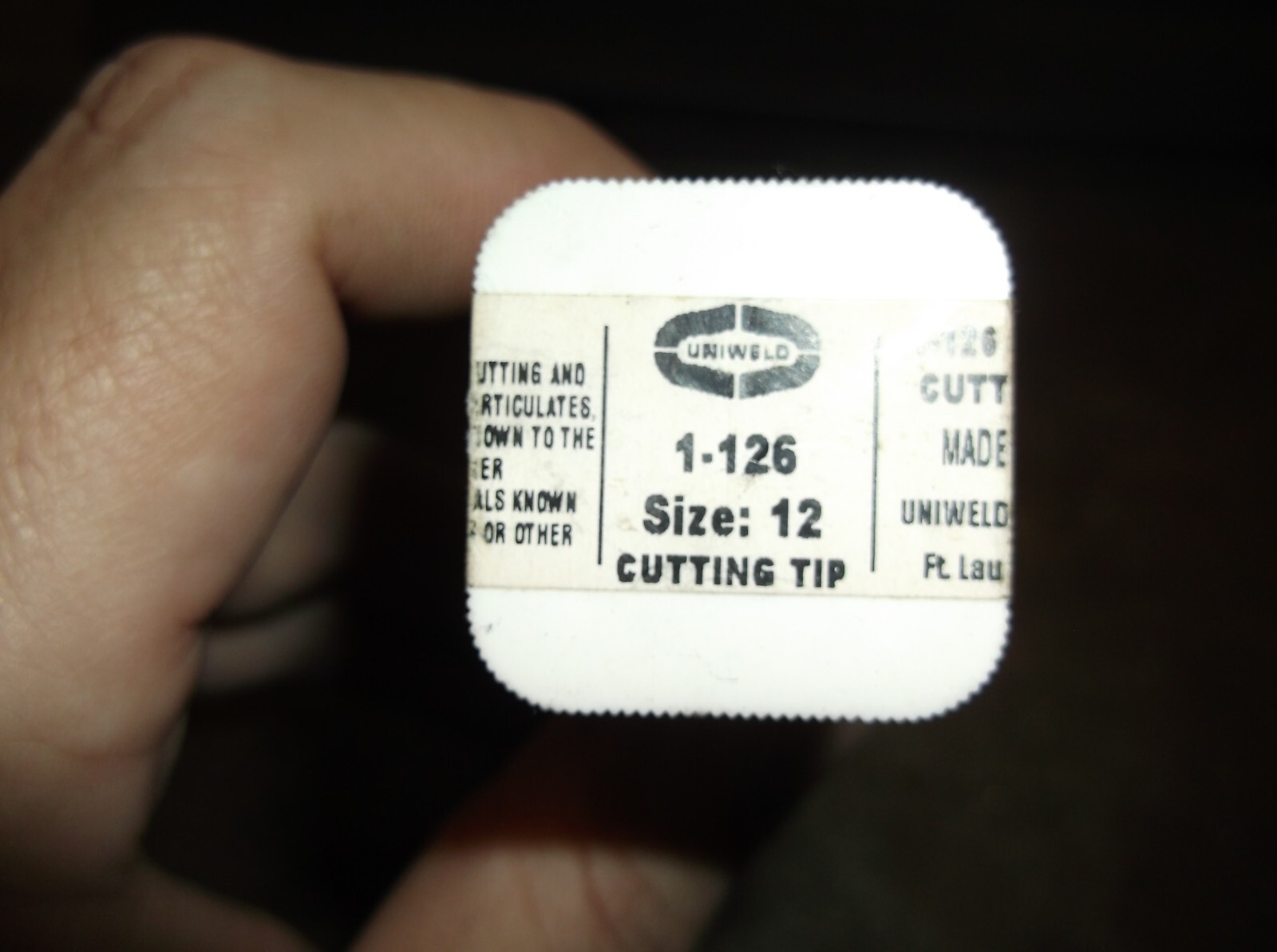 NEW IN PKG UNIWELD 1-126-12 CUTTING TIP SIZE 12 (173-6)
