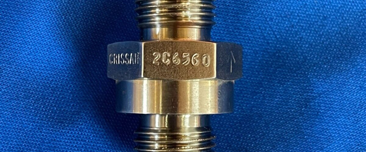 CRISSAIR CHECK VALVE #2C6560 THREAD COUNT 1.5 ID 5/16″