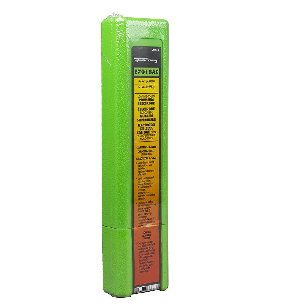 Forney 30680 E7018 AC Welding Rod, 3/32-Inch, 1-Pound