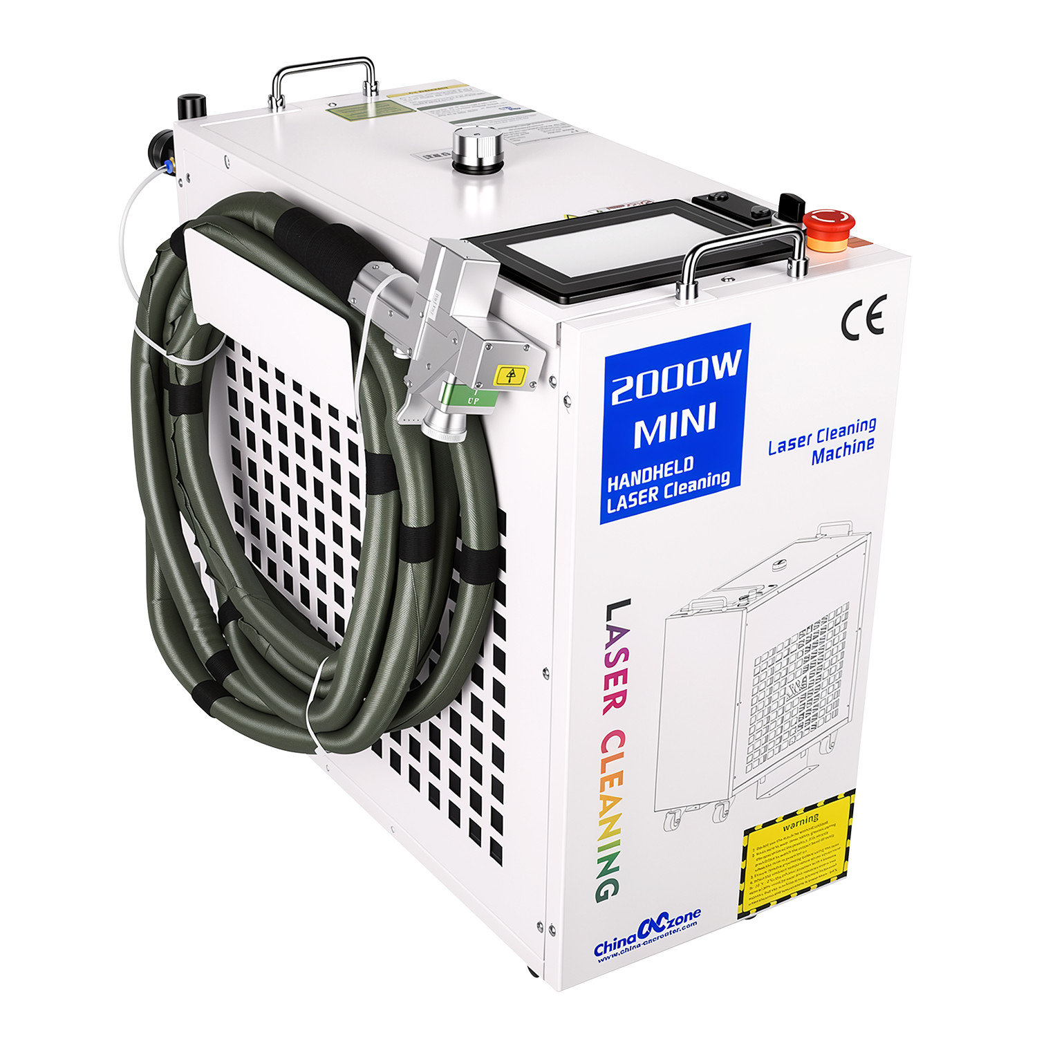 BWT 2000W Fiber Laser Cleaning Machine Laser Cleaner For Rust Oil Paint Removal