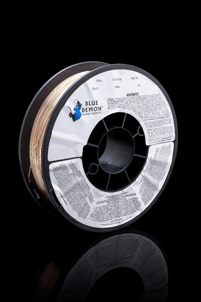 ERCuSi-A .023 Silicon Bronze 11 lb MIG Spool Welding Wire Blue Demon