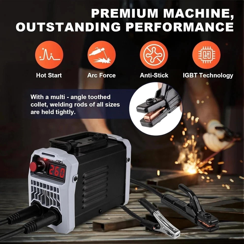 BetyBedy Stick Welder, Portable Mini Welding Machine, 110V MMA-300Amp Welder Mac