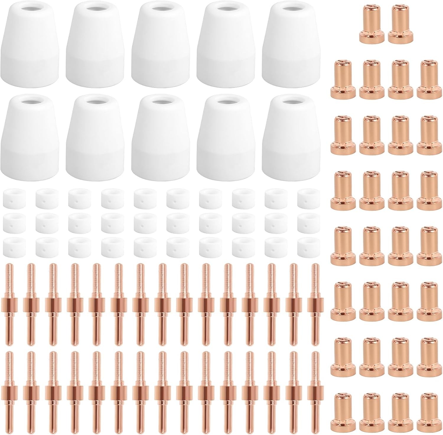 100PCS PT-31 Plasma Cutter Tips fits CUT-45 CUT-50 CT-312 MIG205MP, Plasma Cutte