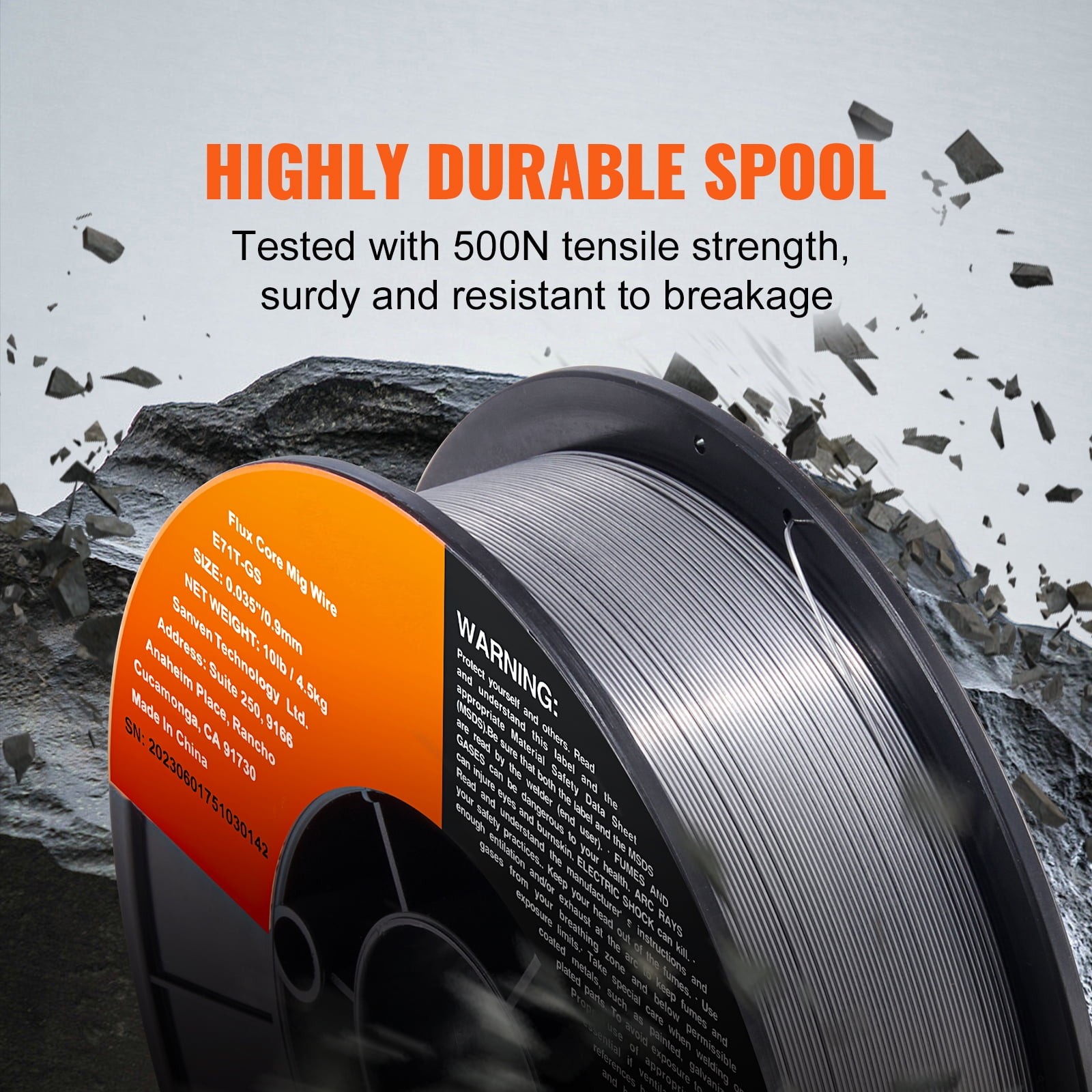 Gasless Mild Steel MIG Welding Wire with Low Splatter for All Position Arc