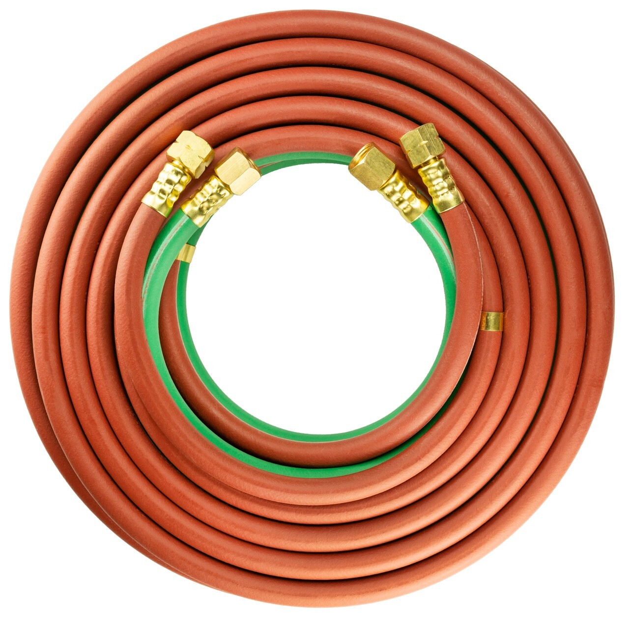 Oxy-Fuel Twin Welding Hose T Grade 3/8″ ID, 50FT B B 9/16-18 Size Fittings