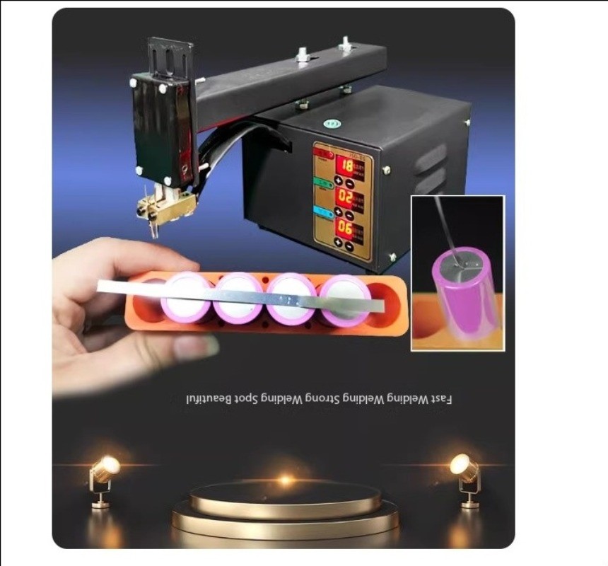 Compact Handheld 18650 Battery Pack Spot Welding Machine for Household Use