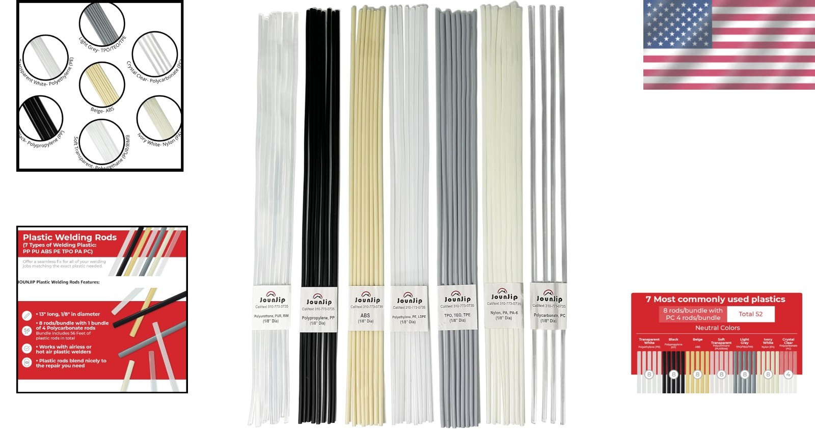 High Quality 13″ Welding Rods – 1/8″ Dia, 52-Count for Versatile Applications