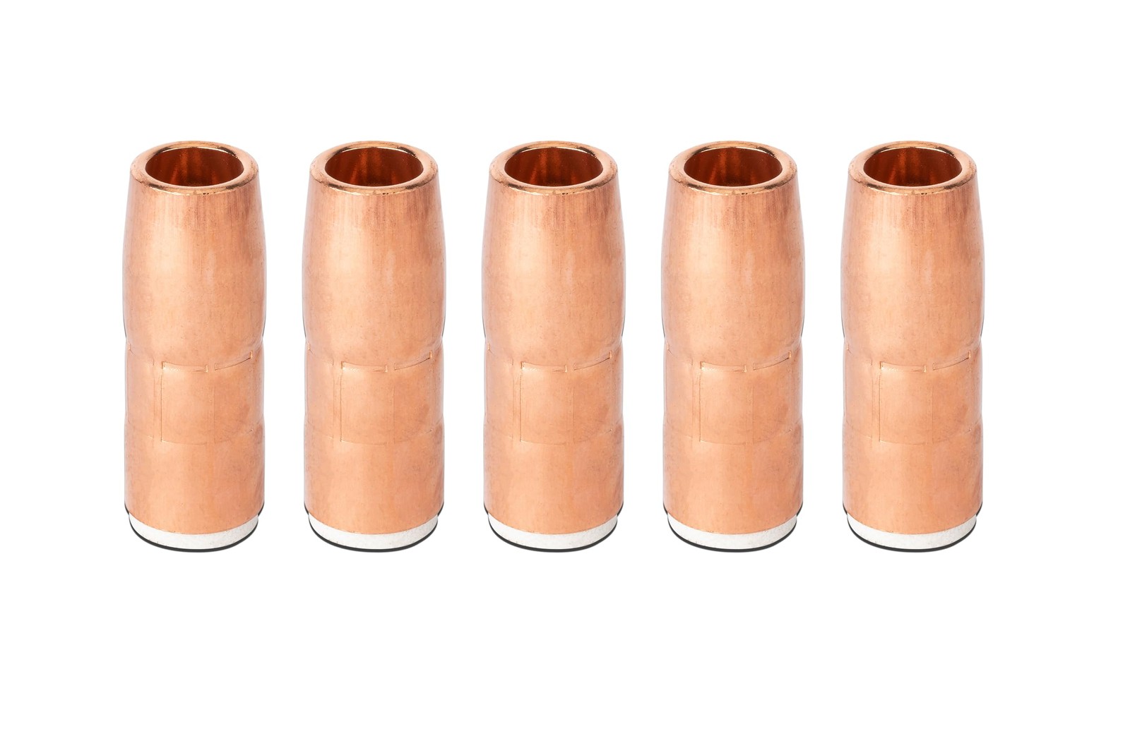 5-PK Nozzle N-M5818C 5/8″ ID 1/8″ Recess AccuLock MDX Fits Miller MDX-250 EZ-…