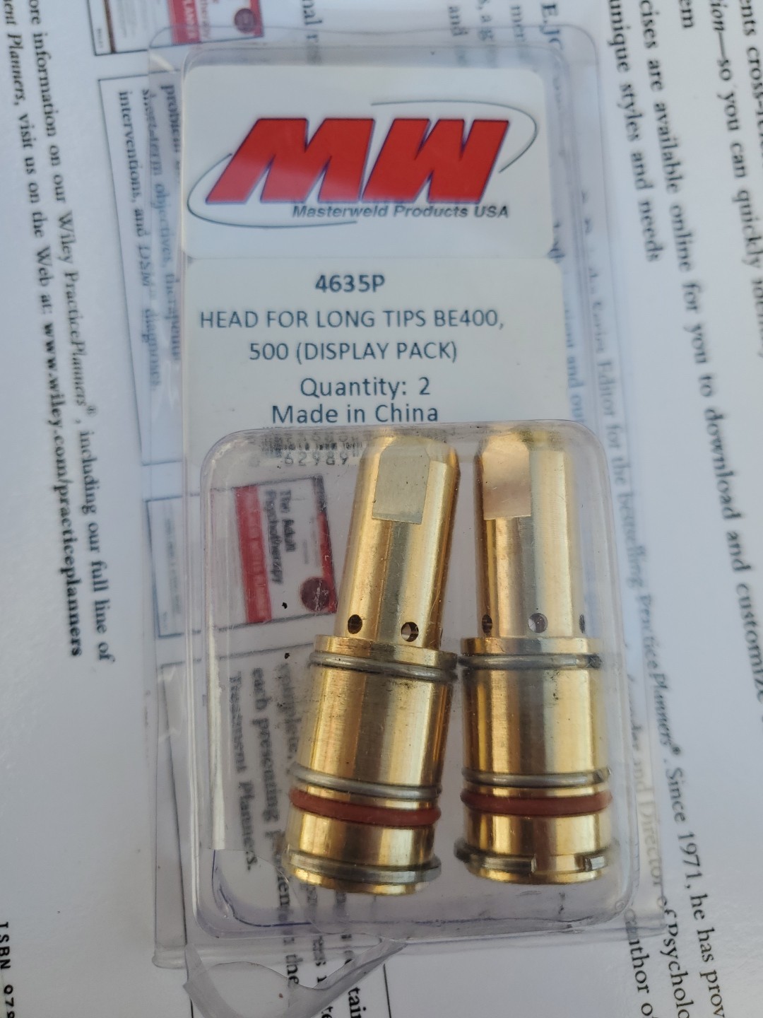MasterWeld Head For Long Tips Be400 / 4635P 500 Display Pack Of 2