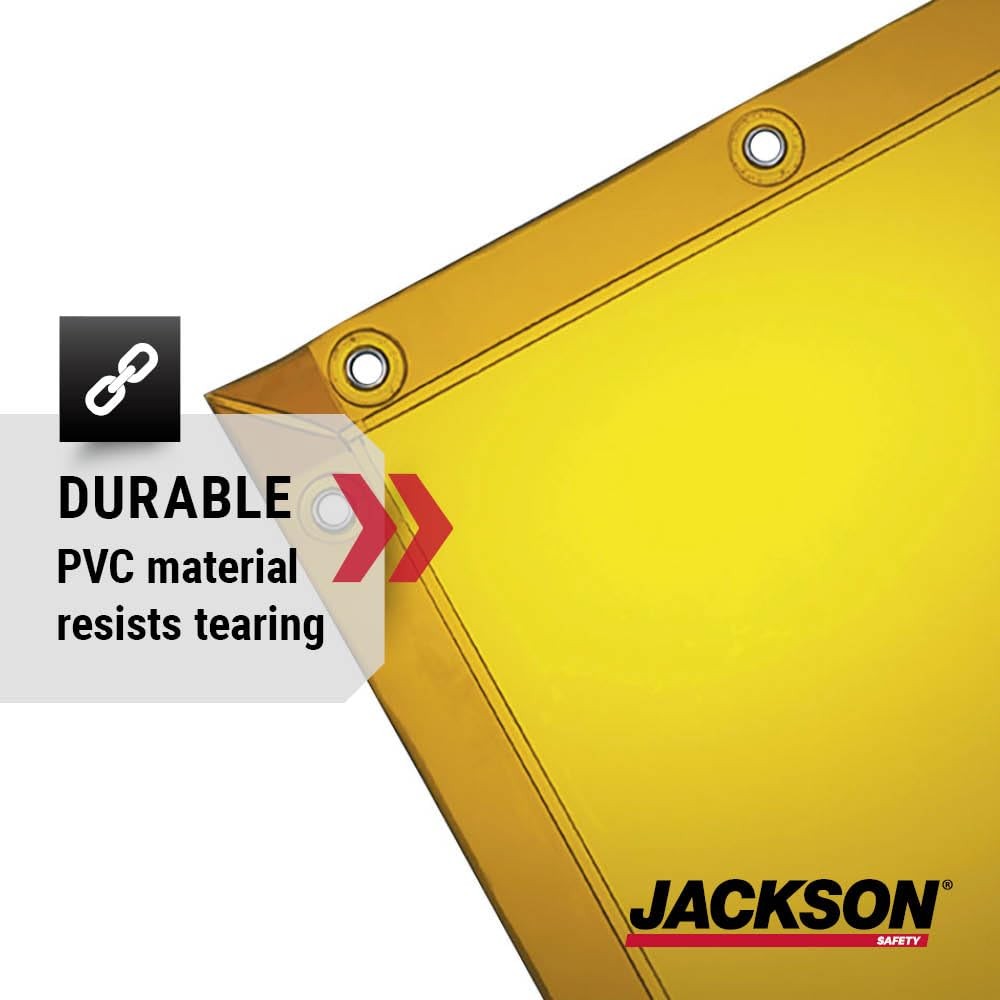 Jackson Safety Wilson Transparent Welding Curtain (Multiple Sizes and Colors), 1