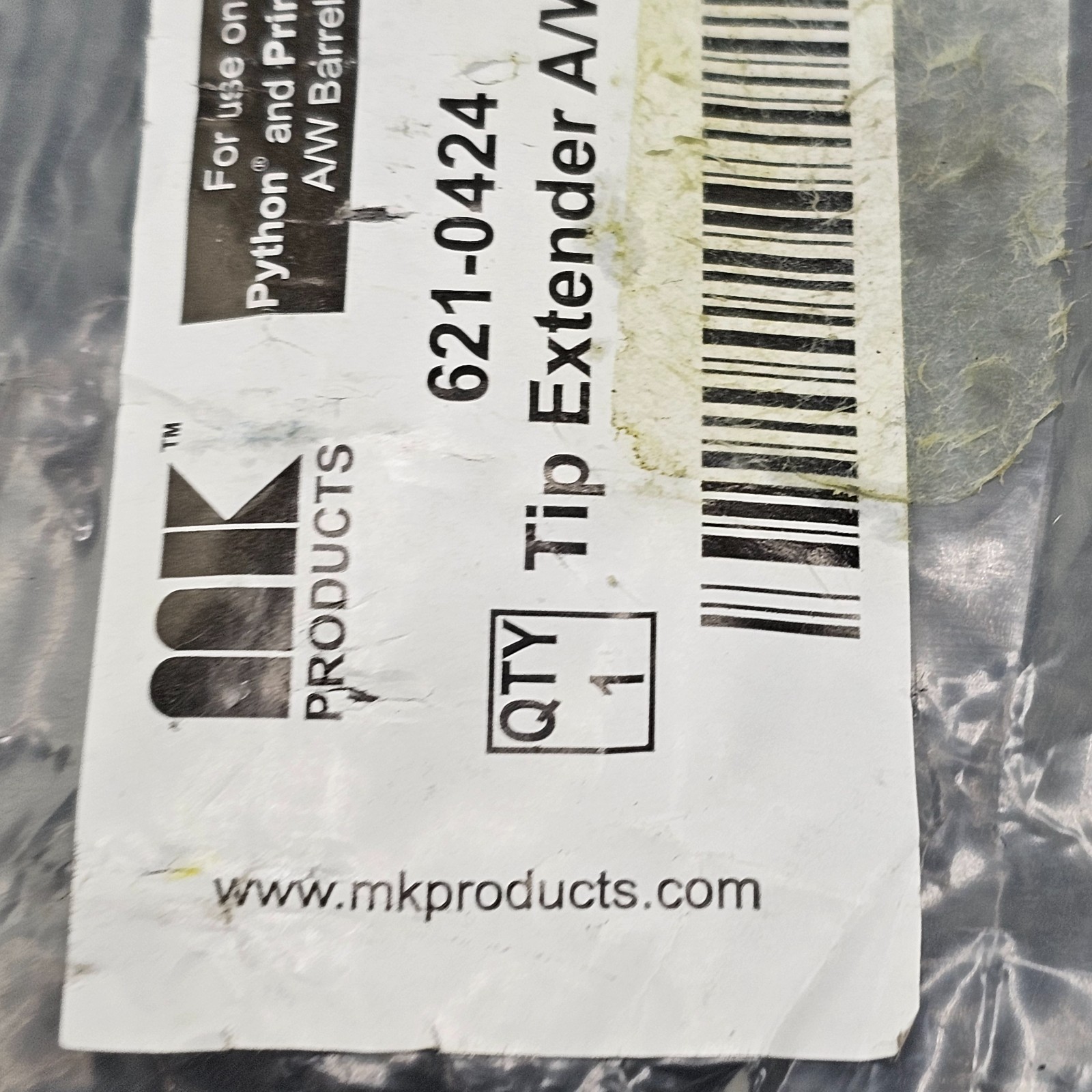 MK PRODUCTS 621-0424 : TIP EXTENDER A/W FOR PYTHON AND PRINCE XL A/W BARRELS