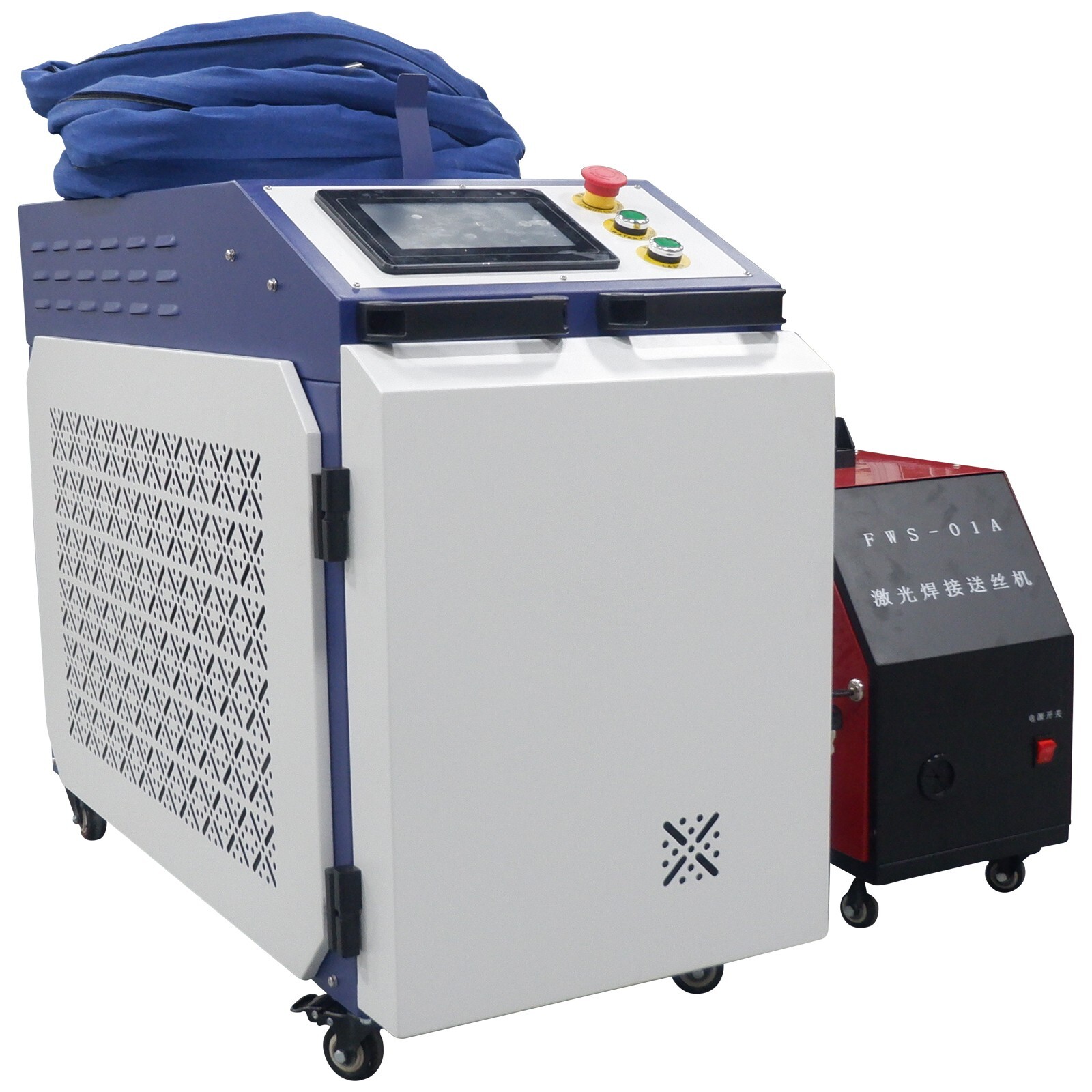 2000W Raycus Fiber Laser Welding Cutting Machine 4IN1 Double Pendulum Wire Auto