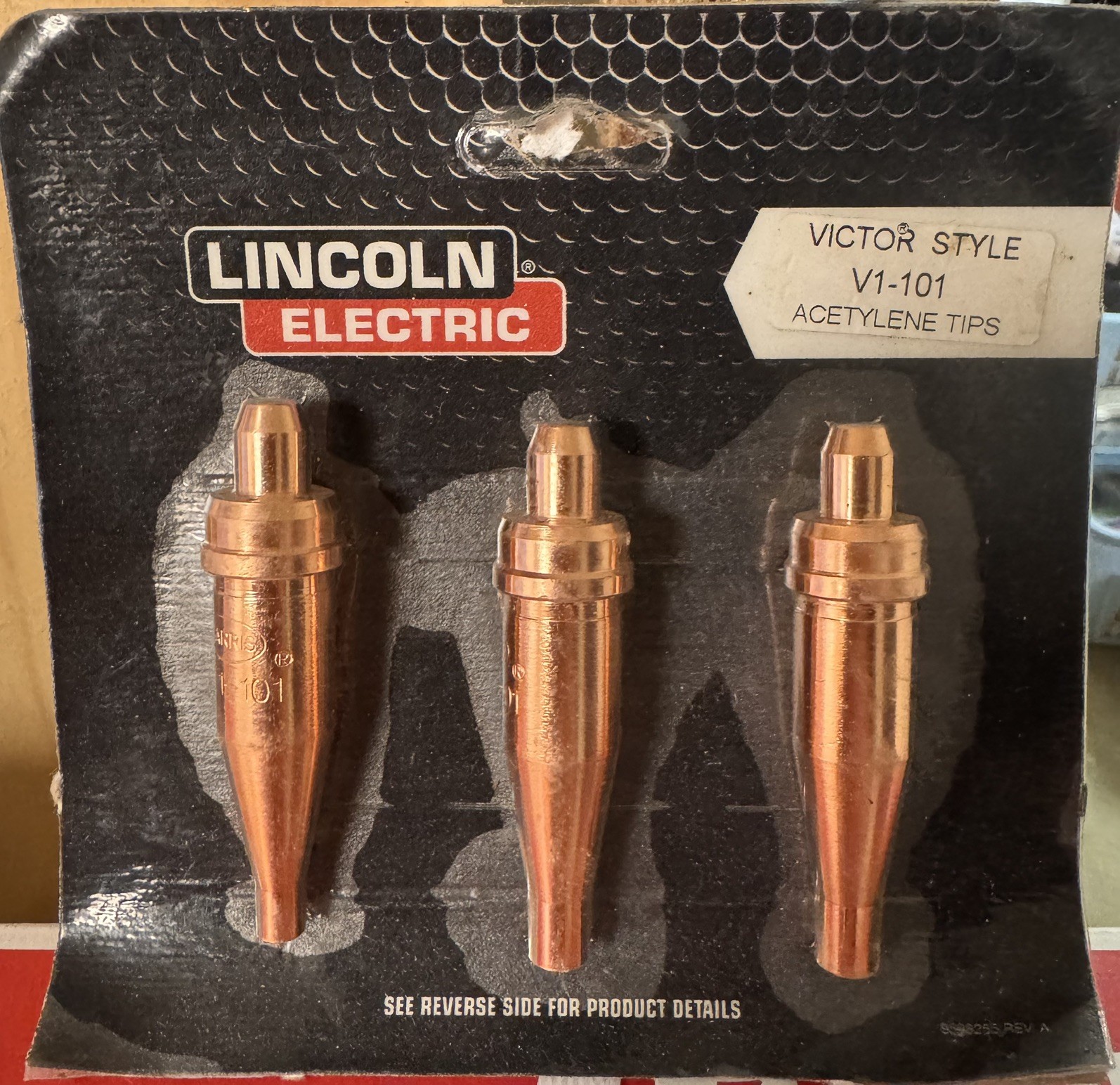 Lincoln Electric Cutting Tips Acetylene (Victor Style V1-01) KH406 0,1, 2 New A3