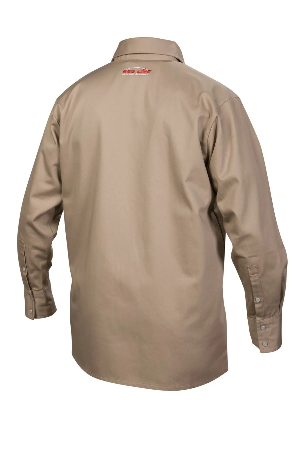 Lincoln Electric K3317-2XL Traditional Khaki FR Cloth Welding Jacket 2X-Large