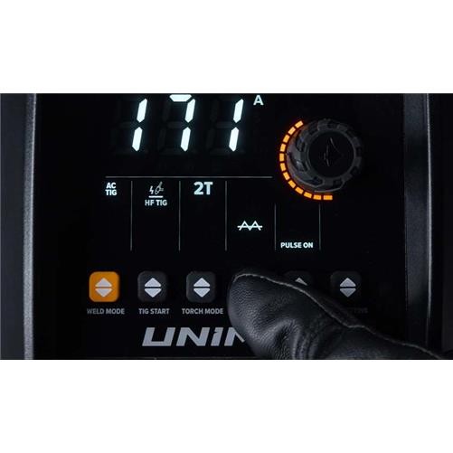 UNIMIG Razor Tig 200 ACDC Welder + T2 Torch, Pulse Stick MMA, AC/DC U12002K