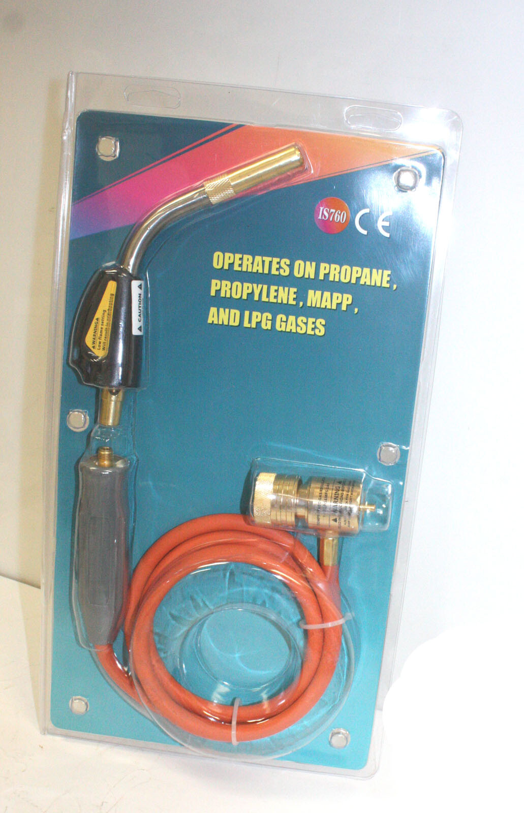 Mapp Propane Welding Gas Anaerobic Frame Welding Torch W/ 5′ Hose