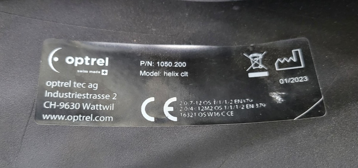 Optrel Helix CLT Welding Mask – Pre-Owned