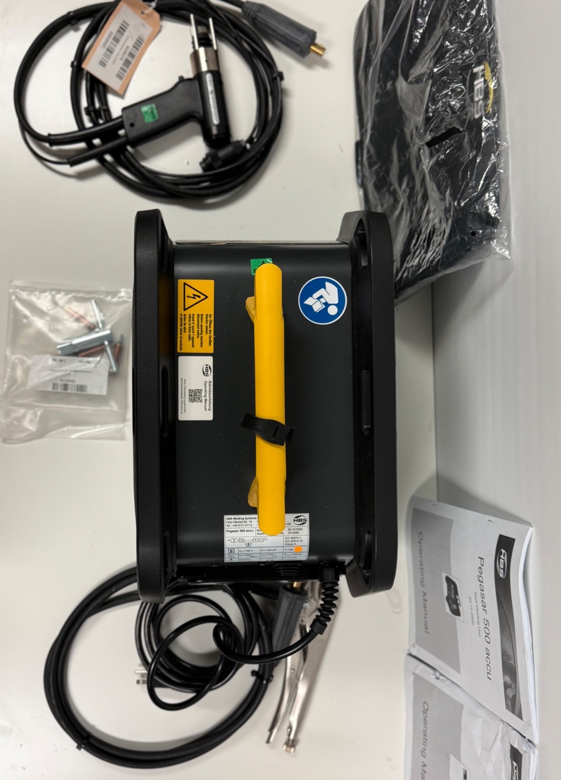 HBS PEGASAR 500 ACCU STUD WELDING UNIT WELDER & C06-3 GUN NELSON