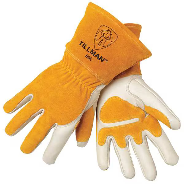Tillman MIG Welding Gloves, Cowhide Palm, Large, 1 Pair 50L Tillman 50L