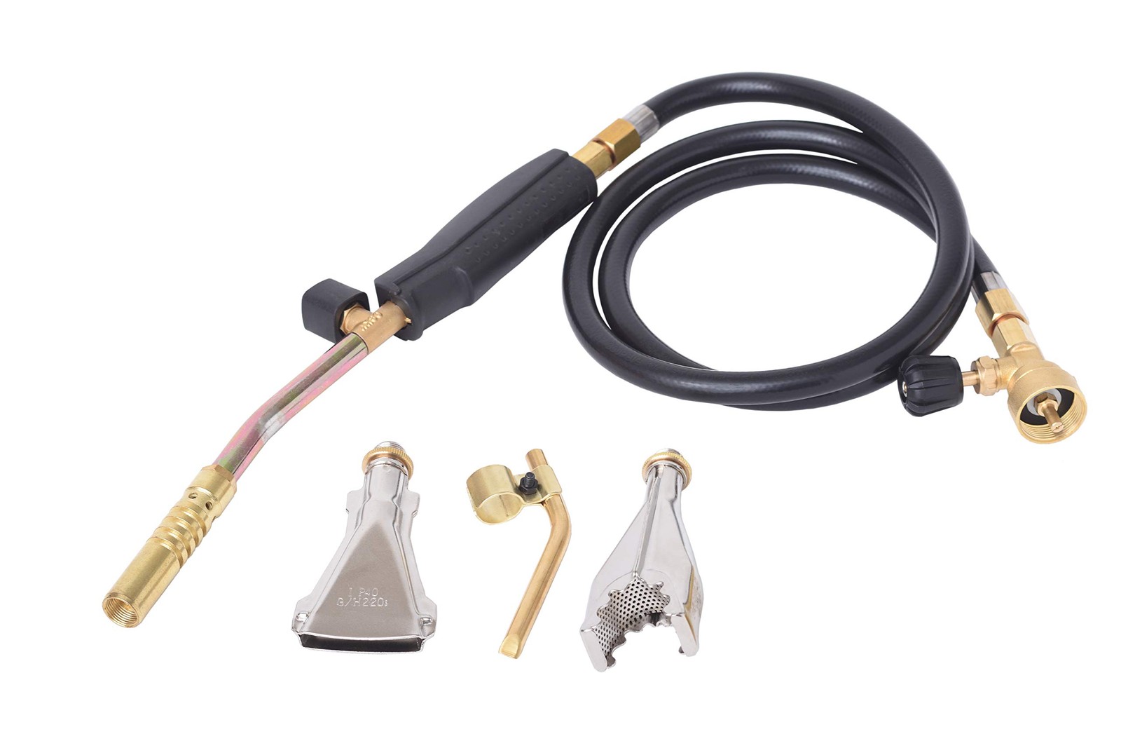 Antorcha Para Soldar Cobre 6000 BTU 3 Boquilla Soplete Gas Propano Oro Fontanero