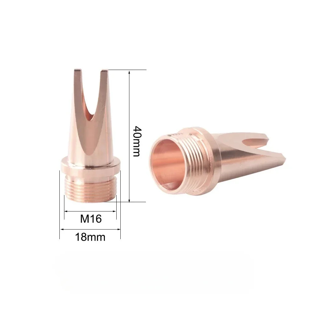 Au3Tech M16 Laser Welding Copper Nozzle For HW980 Handheld Laser Weld Gun Head
