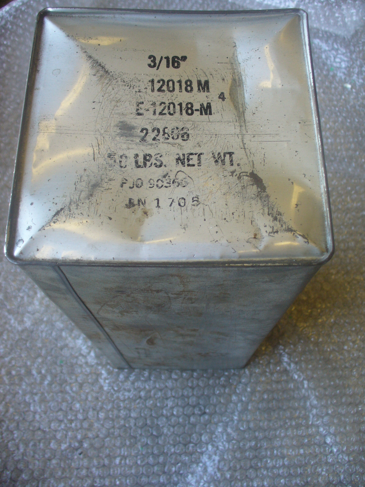 McKAY IRON POWDER, LOW HYDROGEN ELECTRODES 3/16″ x 50#