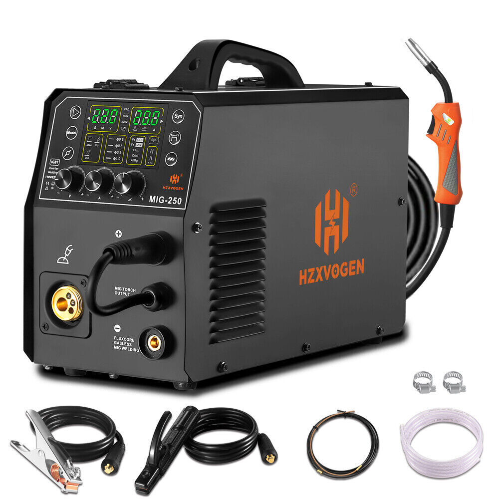 250Amp 2T/4T Gas Gasless MIG / LIFT-TIG/SPOT/Stick MIG Welder for Aluminum,steel