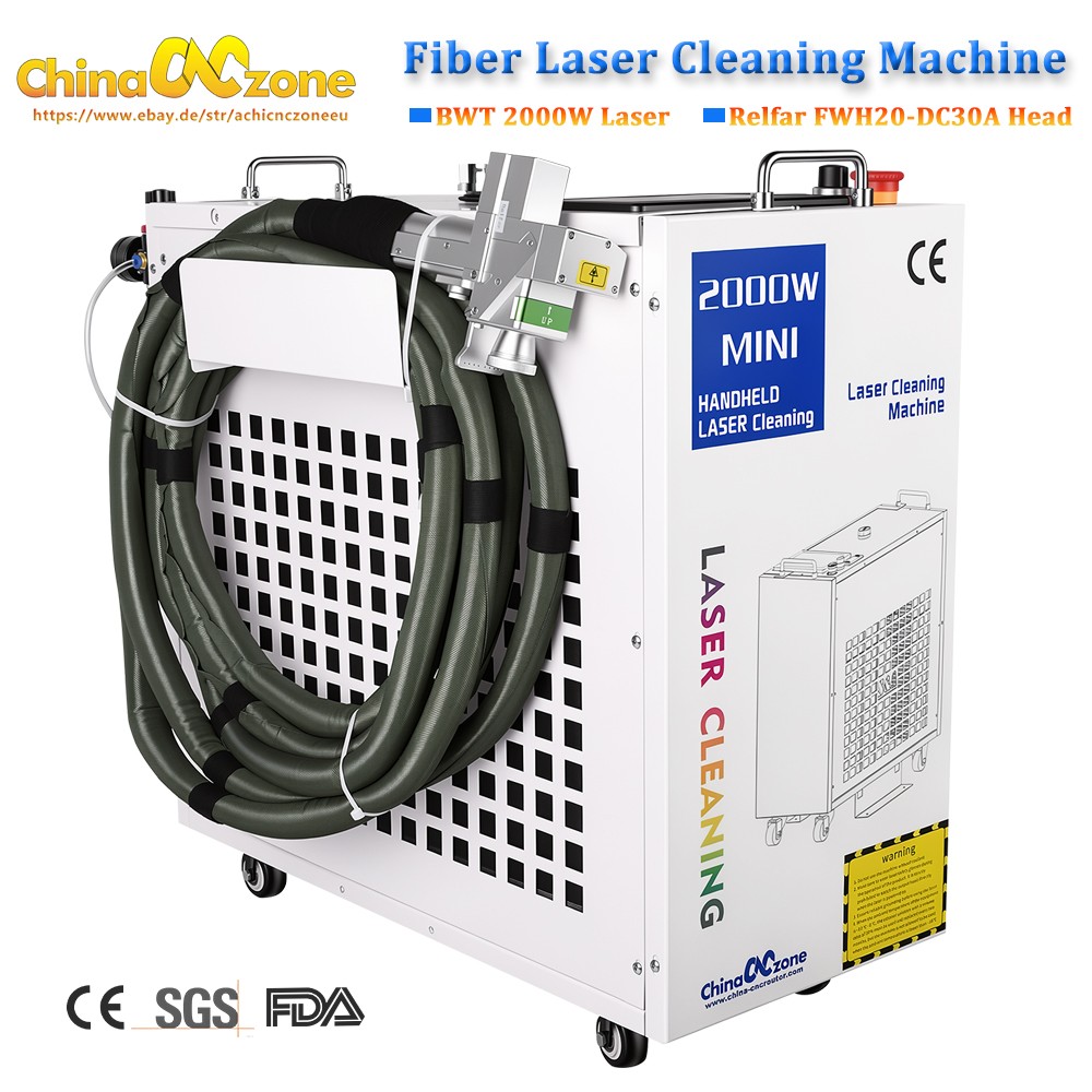 BWT 2000W Continuous Laser Cleaning Machine Laser Cleaner Rust Paint Removal