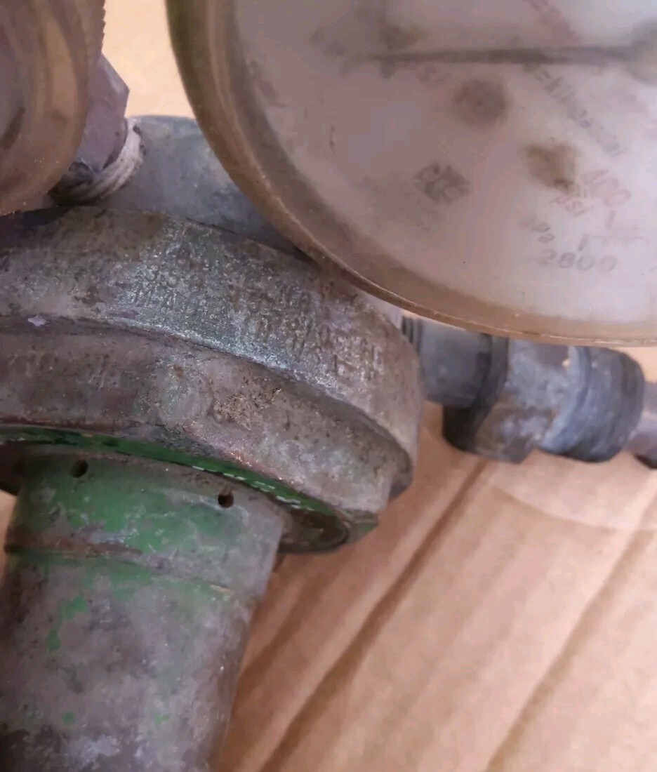 Firepower Compressed Gas Regulator Model No. 250-15-510 Parts Or Restoration