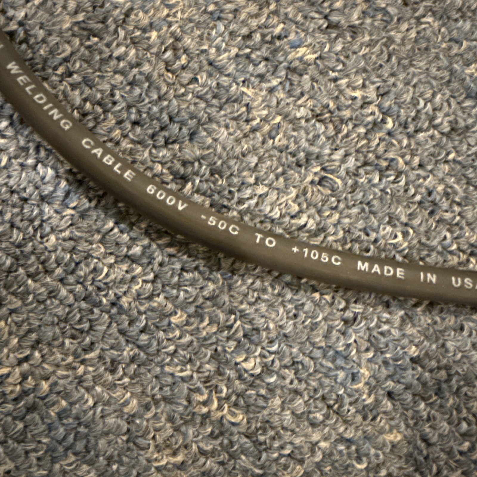 50′ #4 Royal EXCELENE WELDING CABLE BLACK MADE IN USA 600V -50c To +105c