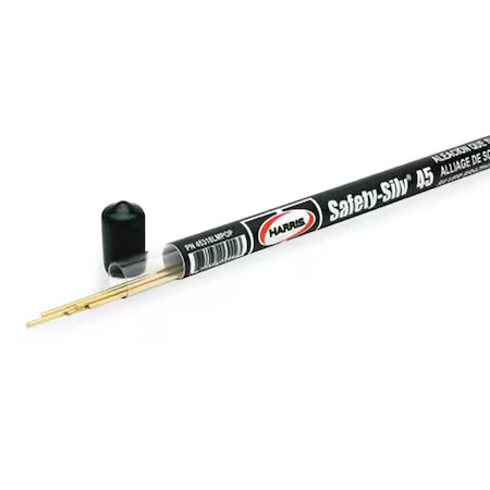 Harris 45318Lmpop Brazing Rod, 1/16X18, 1225-1370 F, Pk5