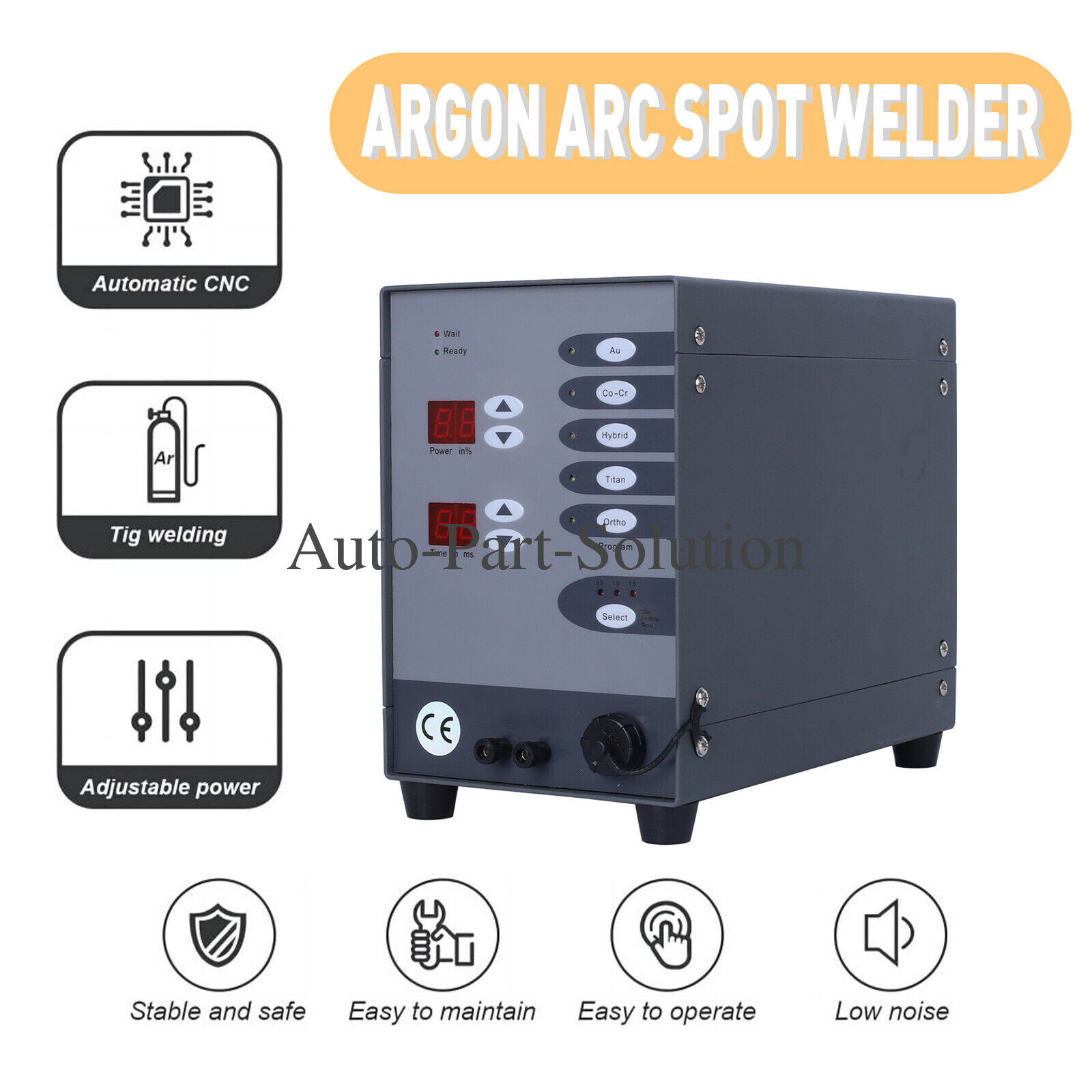 Handheld Laser Welding Machine Portable for Metal Spot Welder 110v / 60hz