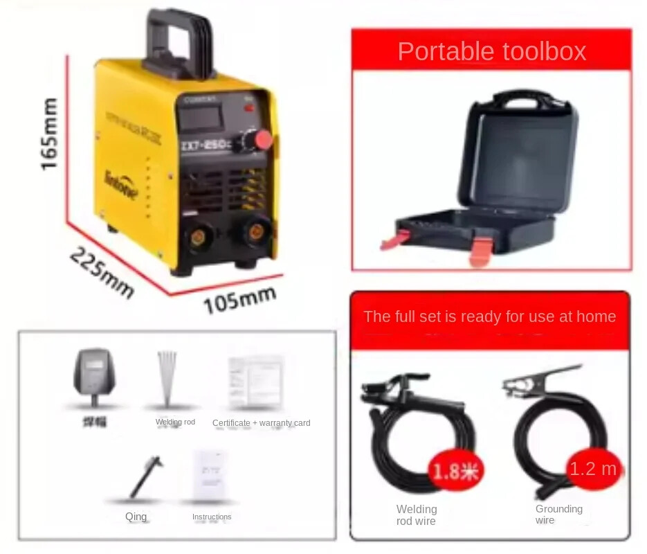 ZX7-250C Portable ARC Welding Machine Fully Automatic Small Electric Welder