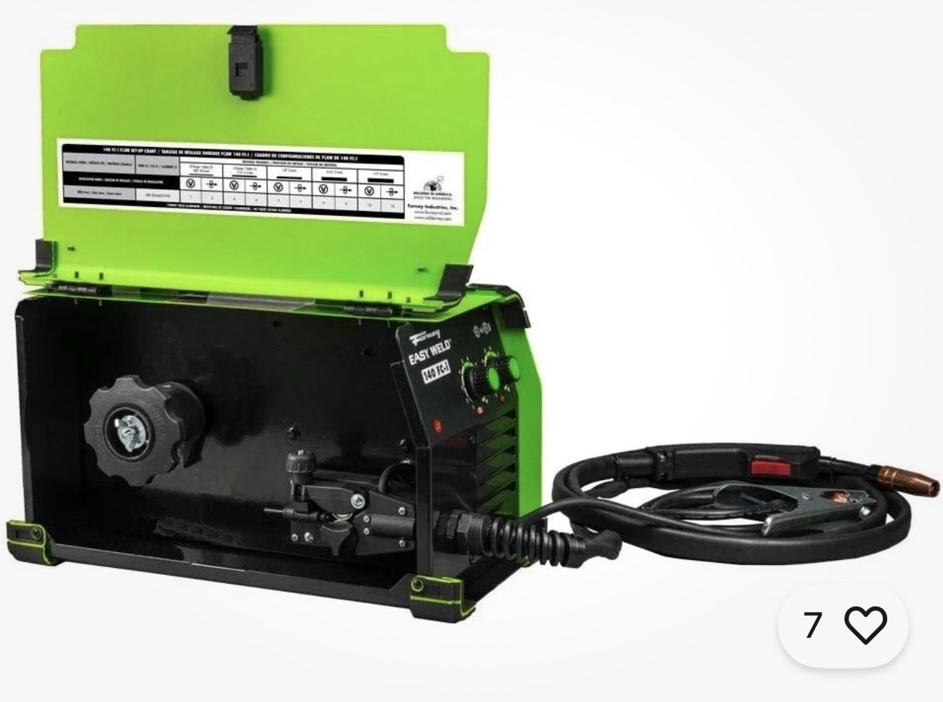 Forney Easy Weld 140 FC-i Flux Core Welder 120V Gasless Steel Automatic Feed