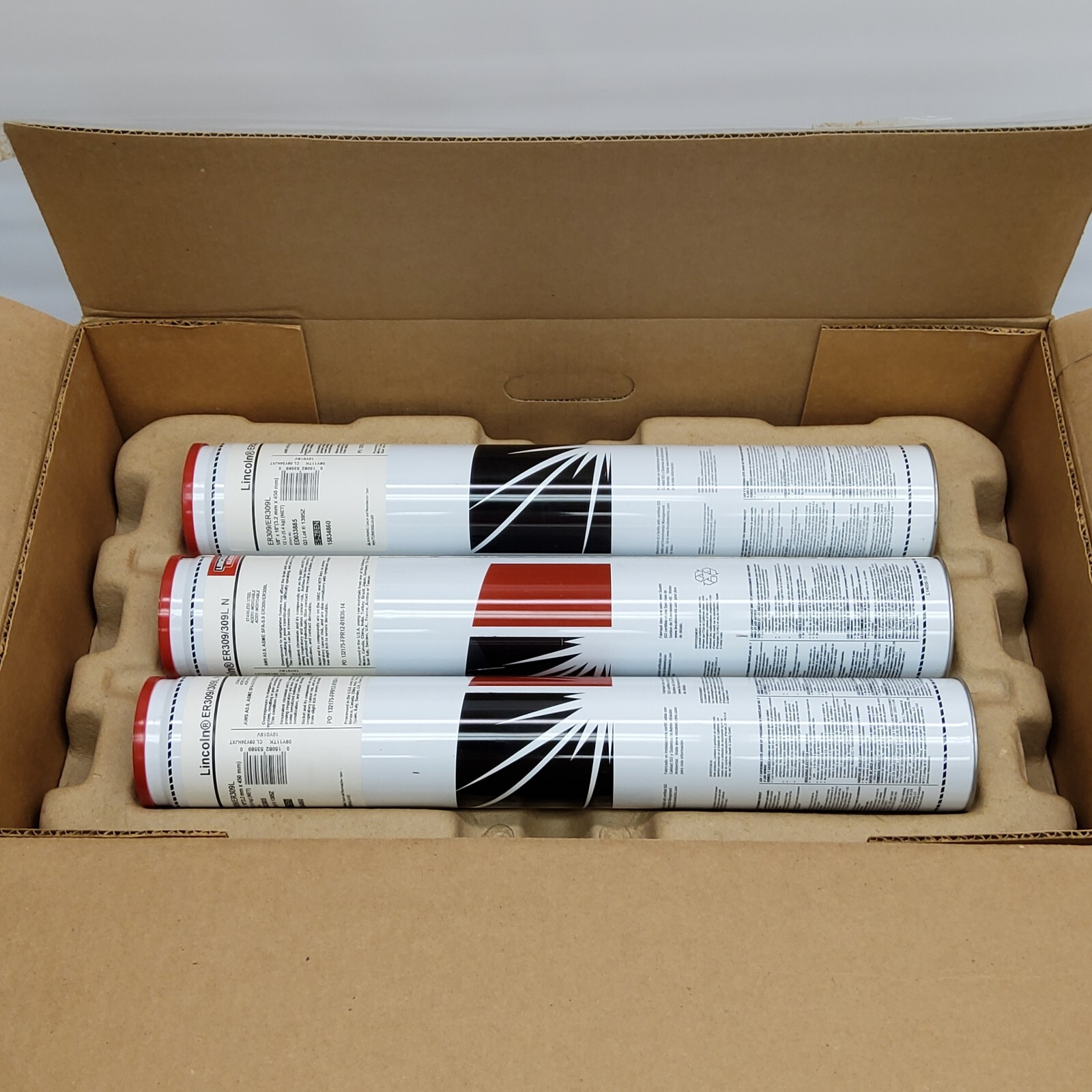 Lincoln Electric 1/8″ x 18″ Electrod Welding Rod TIG AWS A5.9 ER309/309L
