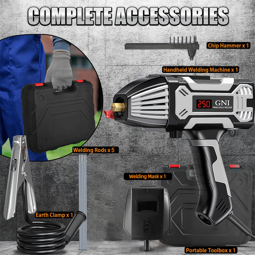 Portable Electric Welding Machine,110V Portable Welder Handheld ARC Welder Gun